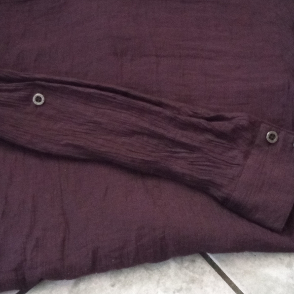 QSW Quicksilver button down blouse - Picture 2 of 6